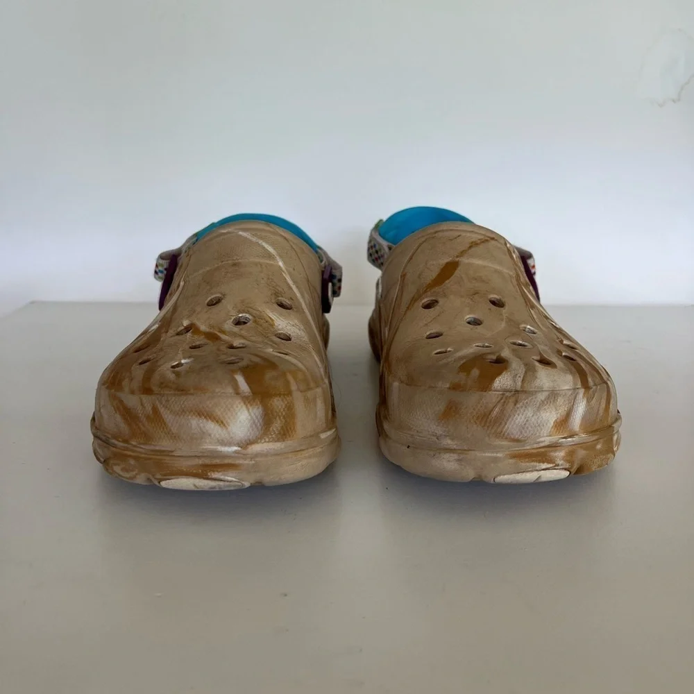 Crocs X Cinnamon Toast Crunch All Terrain Clogs, Brown Sugar/Blue, M10/W12